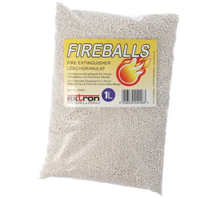 Produktbild von Hasiaci granulát Fireballs pre lítiové batérie, ochrana pred požiarom, hasiaci prostriedok 1 liter