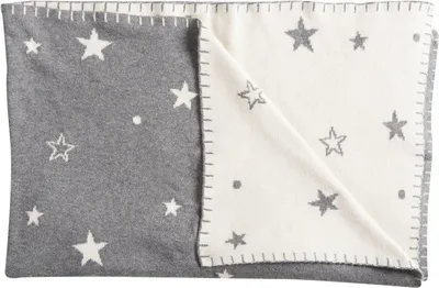 Produktbild von Schardt Baby-Kuscheldecke STERNCHEN GRAU 95 x 120 cm
