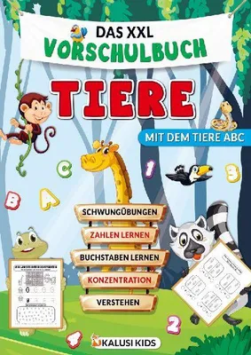 Produktbild von Das XXL Vorschulbuch Tiere
