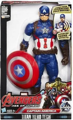 Obrázok produktu pre Captain America John Walker Titan Hero Figure 30 cm Hasbro Avengers Sounds