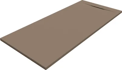 Produktbild von SANYCCES SIENA Rechteckige Duschwanne SanyDur Gel Coat 180 x 90 cm, Moka