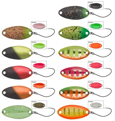 Produktbild von Illex T-Grovel Spoon - Forellenblinker, Länge / Gewicht:2.0cm / 1.7g, Illex Farben:Chartreuse Yamame/Fluo Orange
