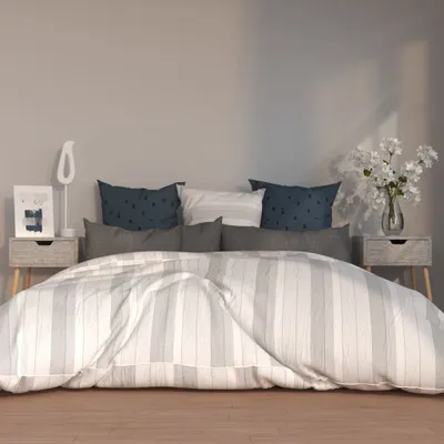 Zdjęcie produktu dla VidaXL 326804, Kolor betonu, Drewno, 400 mm, 400 mm, 560 mm, 2 szt.