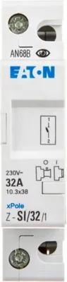 Produktbild von Sicherungssockel 1P 32A 10x38mm Z-SI/32/1 263893