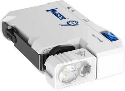 Produktbild von WUBEN G5 Mini LED Taschenlampe Schlüsselanhänger 400 Lumen RGB, 6 Modi, USB aufladbar, wasserdicht, EDC für Camping, Outdoor & Notfälle (Weiß)
