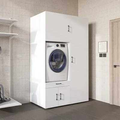 Immagine prodotto di Mobile per lavatrice Roomart, larghezza 127 cm, bianco
