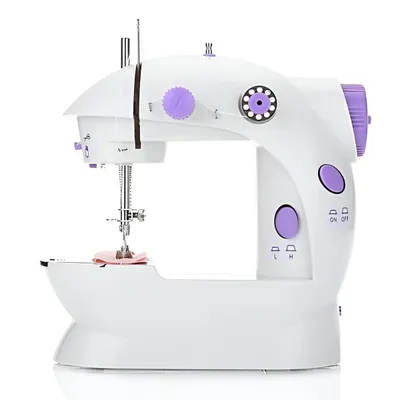 Obrázok produktu pre sada 2 elektrických prenosných šijacích strojov s pedálovým ovládaním a automatickým navíjaním nite pre všetky typy látok so šijacou súpravou - SEWPACK