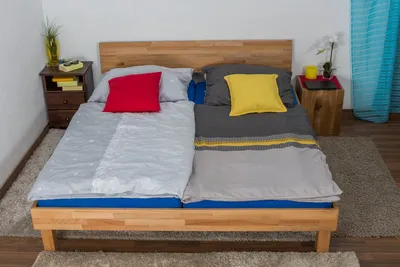 Produktbild von Bett 180 x 200 cm Kernbuche massiv geölt