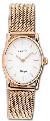 Produktbild von Oozoo Vintage Series Damenuhr Analog mit Metall Mesharmband rosegold D3UOC10969