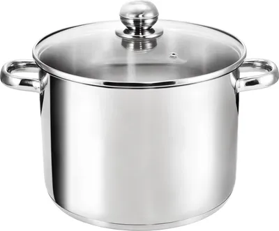 Produktbild von Induktionsfähige Edelstahl-Suppe-Pfanne 10L