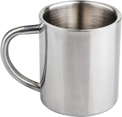Kleine Edelstahl 200 ml Reisbecher - Leichter Isolierbecher für Camping und Reisen - Ideal für warme und kalte Getränke