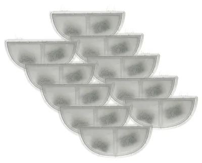 Produktbild von vhbw 10x Filter kompatibel mit HomeRunPet CF2, WF20 Trinkbrunnen für Katzen, Hunde - Filterelement mit Rahmen