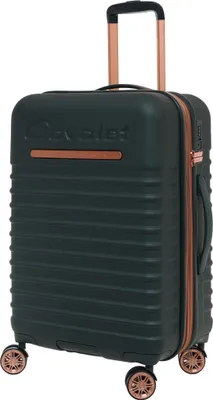 Produktbild von Mittelgroße Hartschalentrolley Koffer Dunkel Grün Rollenkoffer 65cm Cavalet bei Bowatex