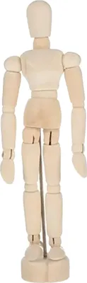Produktbild von 5,5 Zoll Holzschaufensterpuppe Mini Flexible Skizze Zeichenfiguren Gelenkmodelle Puzzles Spielzeug Heimdekorationen