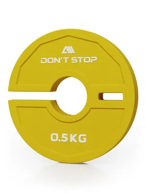 Produktbild von ATLETICA Add-On Flex Plates Colored | 2x0.5kg | Vollgummi Add On Plates I Drei Gewichte I Optimal um minimale Gewichtssteigerungen vorzunehmen