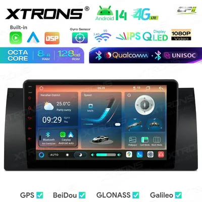 Obrázek produktu pro Xtrons IMHP9453B, Android autorádio pro BMW X5 E53 (1999-2006), 9palcový QLED displej