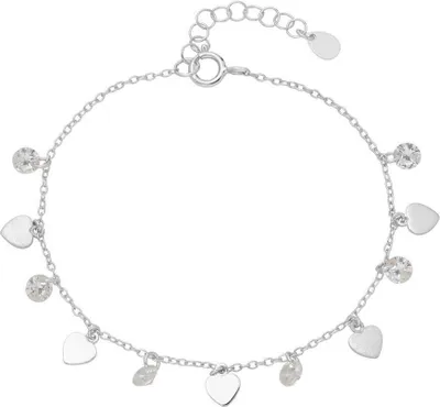 Produktbild von Armband Herzen 925er Silber Zirkonia
