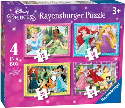 Immagine prodotto di Puzzle della Principessa Disney, 4in1