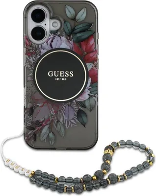Produktbild von Guess geschikt voor MagSafe IML Flowers Case
