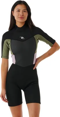 Image de Rip Curl Omega Spring Shorty avec fermeture éclair à l'arrière Noir 6 Noir 6
