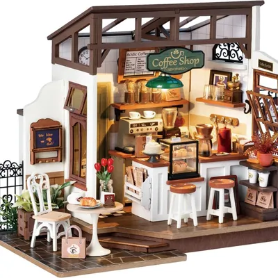 Produktbild von Miniatur Haus Kit,3D Holzbau,Puzzle,Spielzeug für Geschenke