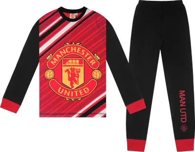 Obrázok produktu pre Manchester United FC - Chlapčenské pyžamo "Bryan Mbeumo 19" s dlhými nohavicami GF846 (128) (červená/čierna)
