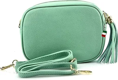 Image de Sac Florence en cuir turquoise D2OTF811T