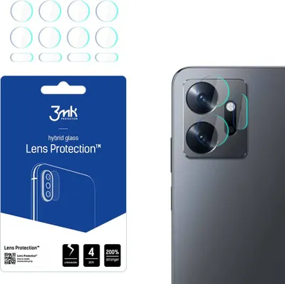 Produktbild von 3mk Hybridglas Lens Protection für Infinix Zero 20 Kamera Objektiv Kameralinse 0,16mm 6H (4 Stück)