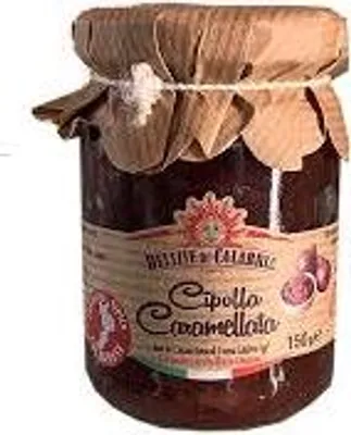 Produktbild von Konfitüre aus karamellisierten roten Zwiebeln 590g - Delizie Calabria