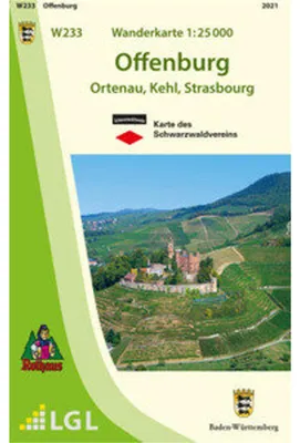 Obrázek produktu pro W233 Turistická mapa 1:25 000 Offenburg