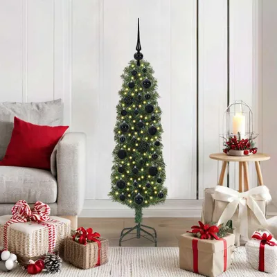 Obrázek produktu pro Maison Exclusive – Umělý vánoční stromek se 150 LED diodami a stojanem, zelený, 120 cm