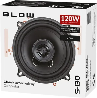Produktbild von BLOW S-130 Rund Koaxial-Lautsprecher 2-Wege Ø129mm 120W 4Ohm 90dB 65-15000Hz