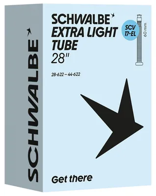 Image de Schwalbe SCV17, chambre à air pour vélo, 28/44-622 - Extrêmement légère et fiable...