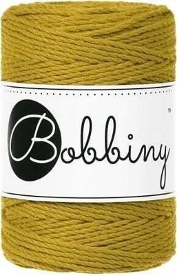 Zdjęcie produktu dla Bobbiny 3PLY Macramé Rope 1,5 mm 100 m Spicy Yellow Sznurek