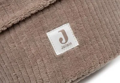 Produktbild von Pflegekörbchen aus Cloudy-Rippstoff in Milky Coffee – Organizer und Aufbewahrung für den Wickeltisch – Wickeltisch-Zubehör – 14x18 cm