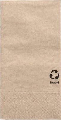 Image de PAPSTAR 88531 PAPSTAR Serviettes Bistro, 330 x 330 mm, 3 plis, naturel
