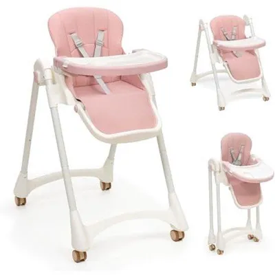 Productafbeelding van Evolutieve inklapbare babystoel voor baby's van 6-36 maanden - Verstelbare rugleuning, poten en dienblad