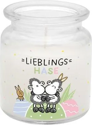 Image de Bougie dans un verre Lapin préféré