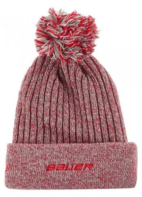 Produktbild von Bauer - "Team" Mütze, Bommel, Jerseyware PP8536 (Einheitsgröße) (Rot)
