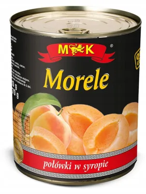 Obrázok produktu pre Morele Połówki w lekkim syropie 820 g