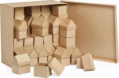 Produktbild von VBS XXL Pappschachteln "Haus", 40 Stück