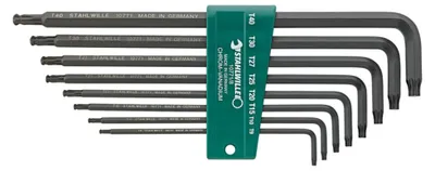 Image de Stahlwille Jeu de tournevis coudés à tête sphérique Torx 10771/8