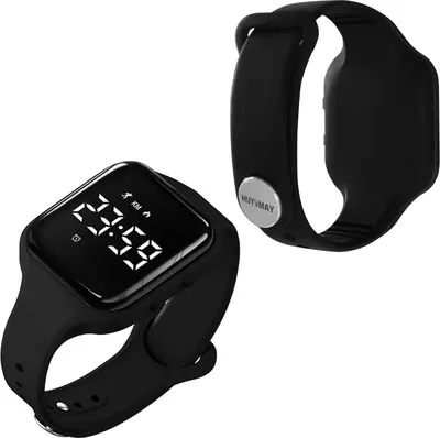 Produktbild von Kinder Fitness Uhr Schrittzähler Uhr ohne App und Handy, 1 Stunde Aufladung für 20 Tage Nutzung, wasserdichte Digital Armbanduhr mit Timer 3 Wecker