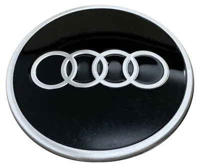 Original Audi Radzierkappe Nabenkappe Nabendeckel Felgedeckel SCHWARZ GLÄNZEND – Produktansicht