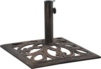 Produktbild von vidaXL Sonnenschirmständer Bronze 12 kg 49 cm Gusseisen