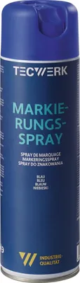Produktbild von Markierungsspray blau 500ml Spraydose TECWERK