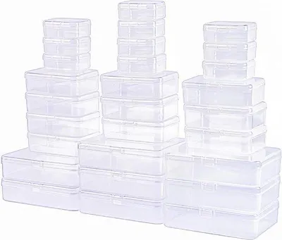 Obrázek produktu pro 28 průhledných mini kontejnerů pro tvoření