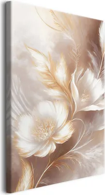 Obrázek produktu pro Obraz na plátně pro obývací pokoj Jemné květiny 80x120cm