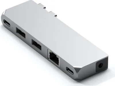 Produktbild von Satechi Pro Hub Mini przewodowy USB 3.2 Gen 1 (3.1 Gen 1) Type-C srebrny