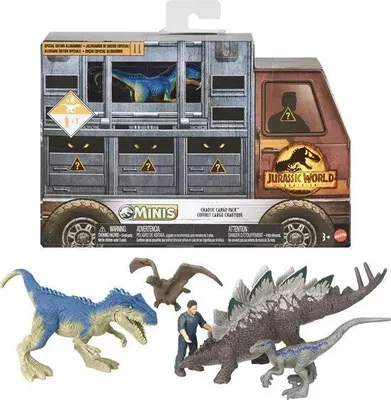 Produktbild von Jurassic World Dominion Minis Spielset - Mit 5 verschiedenen Minifiguren